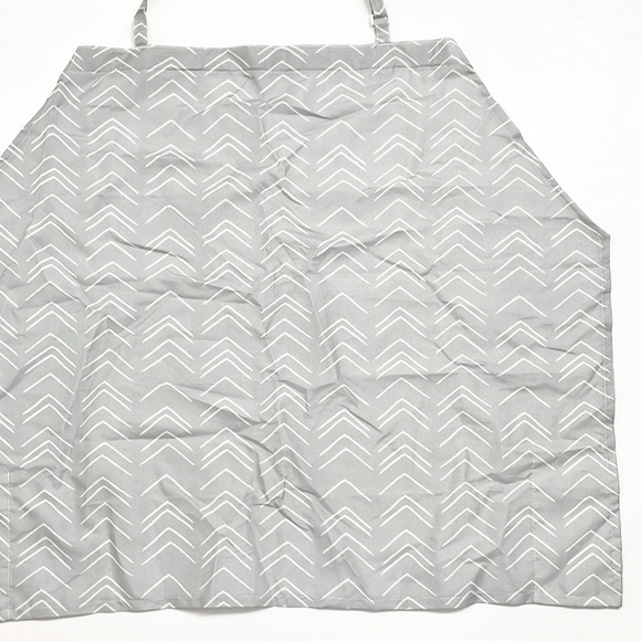 Nuby On The Go gray/white breastfeeding cover - Picture 2 of 4